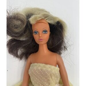 Vtg 1975 MOD IDEAL Tuesday‎ Taylor Doll w Color Change Hair Light Dark H-248